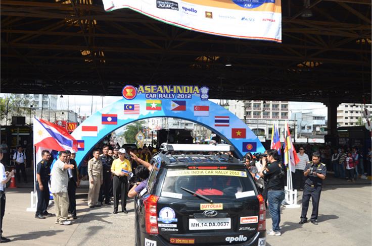 The ASEAN Car rally reaches Thailand. 
